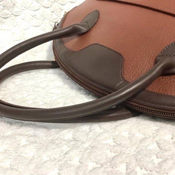 Burberry Leather 2 Way Satchel - Picture 6 of 12